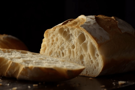 美味的面包面包外壳高清图片