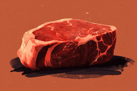 美味的牛肉背景图片