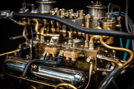 汽车燃油系统燃油系统的详细视图设计图片