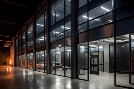 厂房办公楼工业建筑的特定区域设计图片