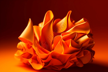 褶皱流体折纸3D模型背景图片