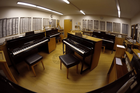 钢琴培训中心音乐教室内部图设计图片