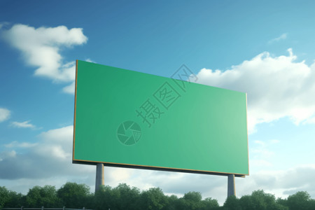 倡议公路上的广告牌设计图片