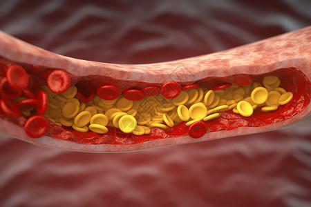 胆固醇斑块医疗斑块血高清图片