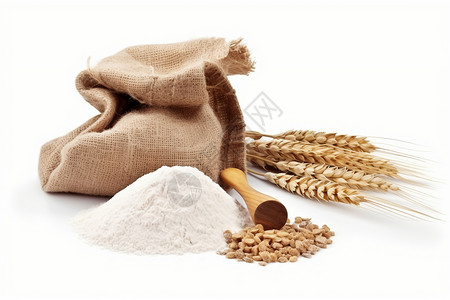 面粉和黑麦作物高清图片