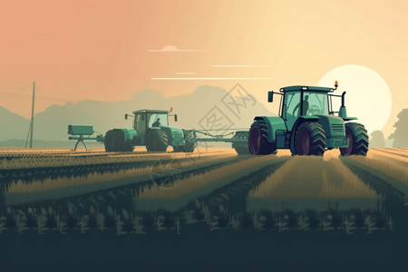 农作物肥料便捷的养分管理技术插画