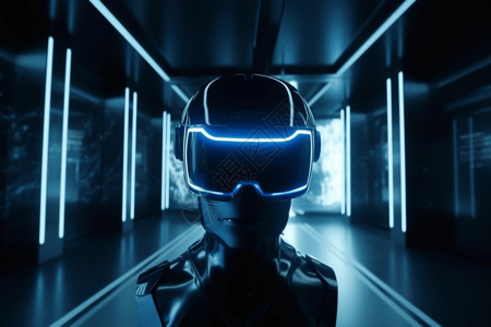 蓝牙眼镜未来无菌环境中的VR耳机设计图片