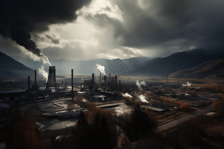 城市钢铁厂外部设计图片