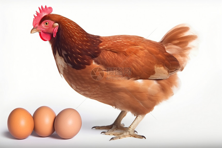 母鸡和鸡蛋图片