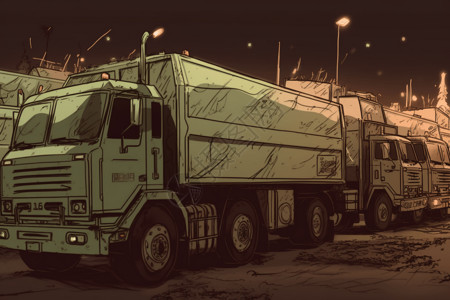 电动废物管理货车图片