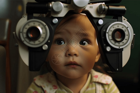 近视的小孩治疗小孩近视的仪器背景
