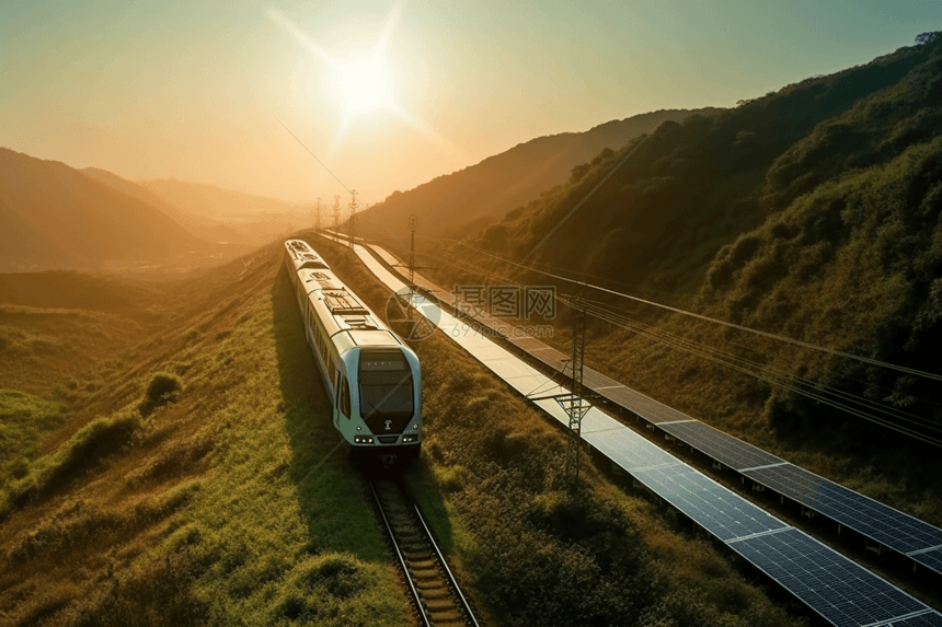 太阳能火车图片