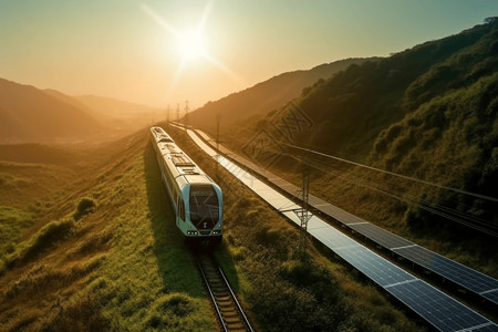 太阳能火车图片