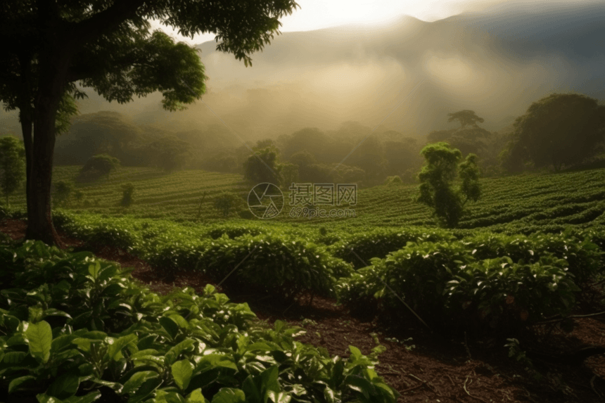 具有悠久历史的茶园图片