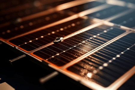 科学的利用太阳能电池高清图片