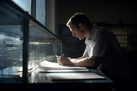 读书报告科学家研究报告和笔记背景