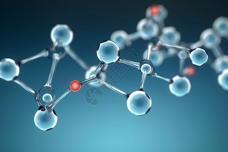 基因链素材能量分子结构插画
