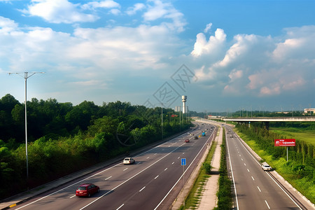 告诉服务区高速公路背景