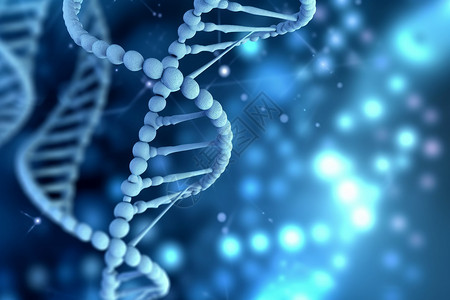 遗传信息抽象科技基因链设计图片