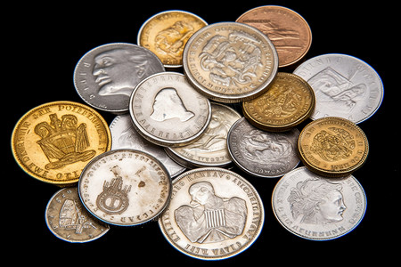流通硬币纪念价值高清图片