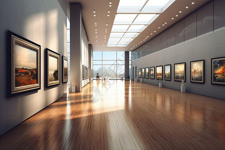 美术馆展览美术馆内部设计图片