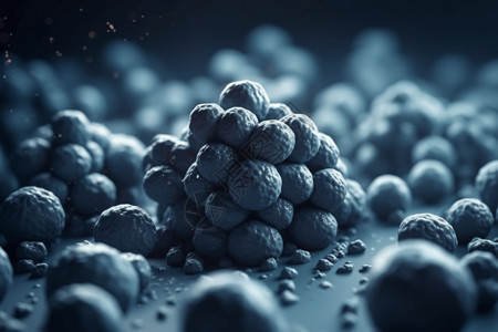 微镜捕获生物分子的图像高清图片