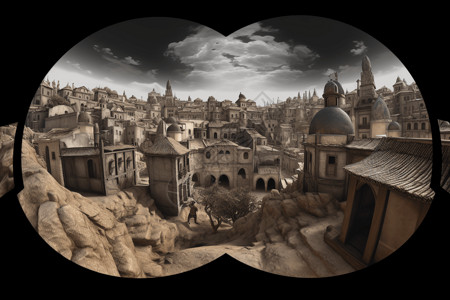 通过VR技术模拟体验不同历史事件概念图设计图片