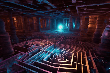 天体迷宫3D概念图图片