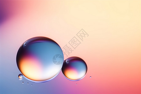抽象气泡背景背景图片