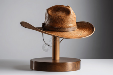 头部模型素材牛仔帽模型背景