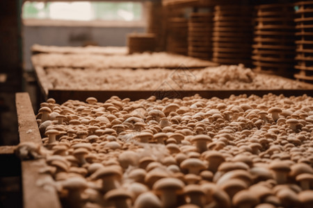 农场蘑菇养殖技术图片