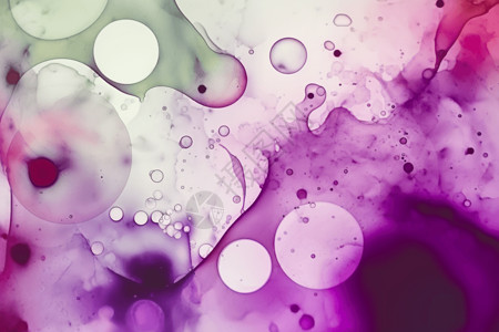 抽象紫色的泡沫背景背景图片