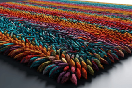 彩色毛毯彩色地毯的模型背景