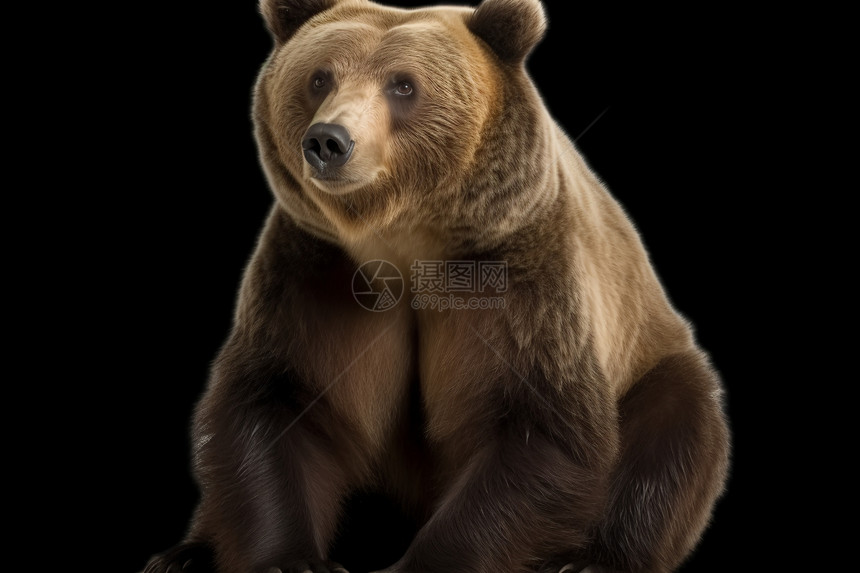 一只棕熊图片