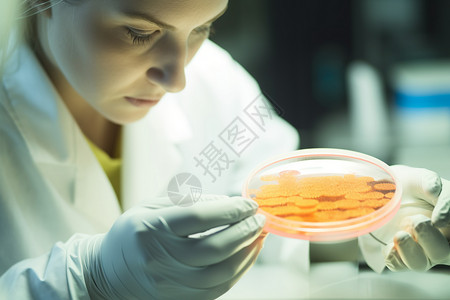 微生物分析实验室科学家高清图片