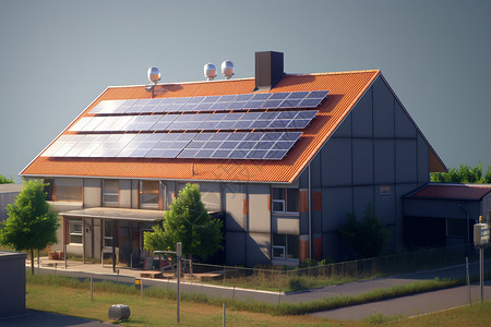 厂房屋顶太阳能吸光扳设计图片