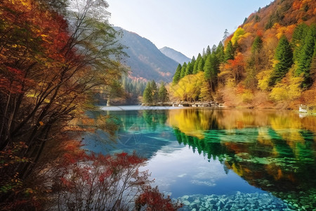 九寨沟风景区高清图片