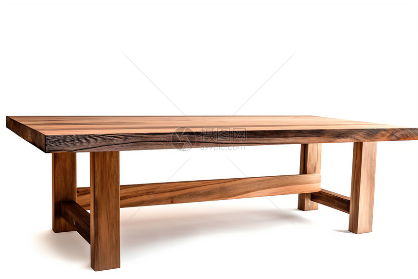 长方形的一张木桌图片
