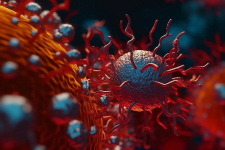 病毒细菌细胞高清图片