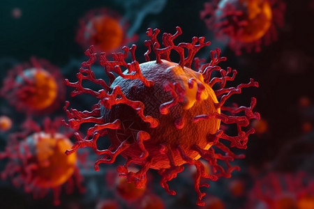 病毒细胞医疗概念图片