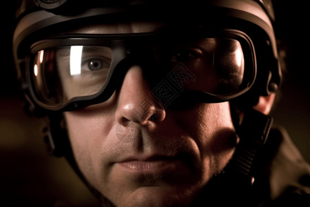 应急急救应急响应中戴AR眼镜的人图片背景