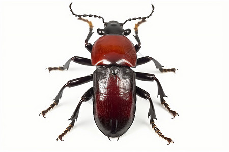 鹿角甲虫标本高清图片