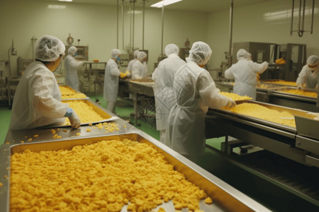食品生产设备食品加工厂无菌环境设计图片