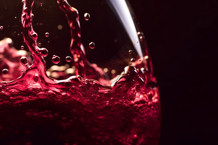 红酒饮品首页红酒的特写镜头设计图片