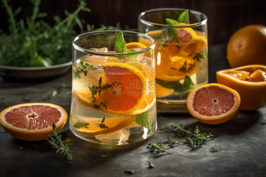 柑橘味饮料图片