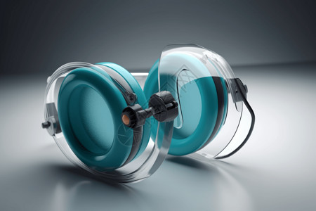 产品创意耳朵保护套插画
