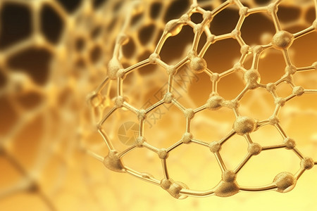 金色细胞结构图片