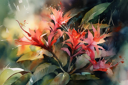 热带花卉植物图片