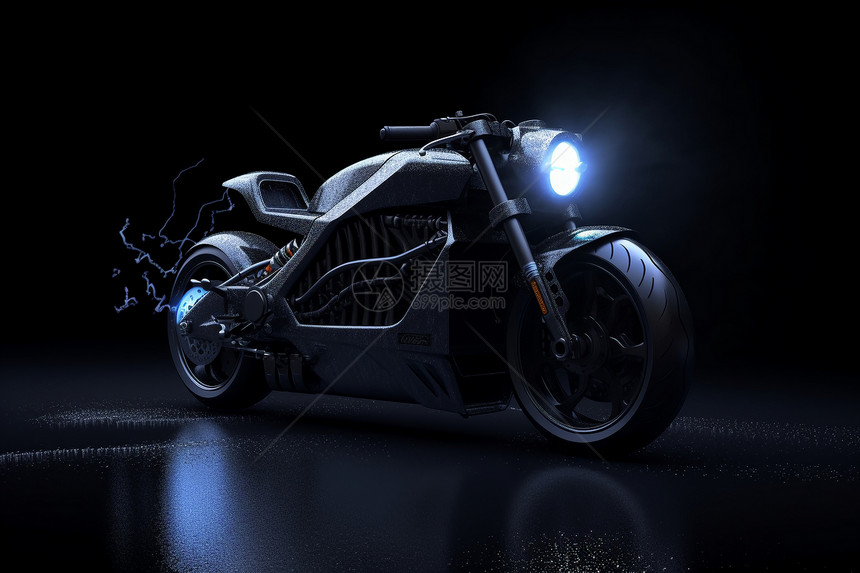 新能源摩托车图片