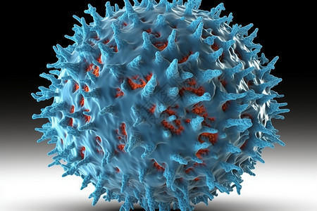 抽象病毒细胞背景图片